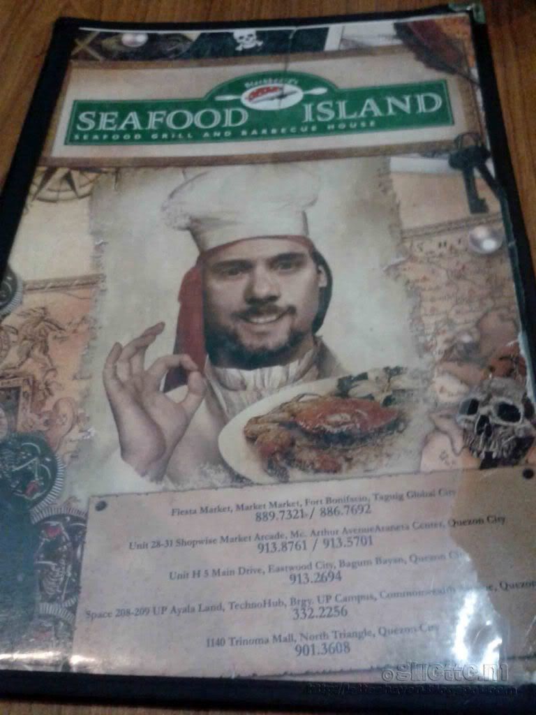 Blackbeard's Seafood Island Menu