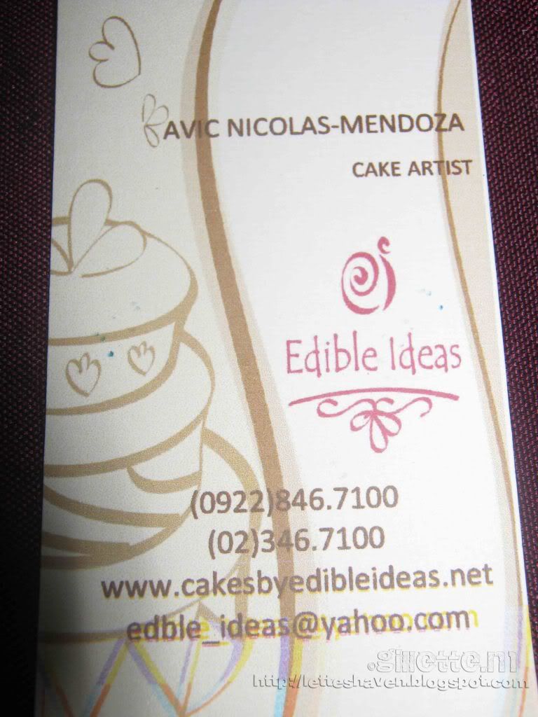 Edible Ideas Contact Info