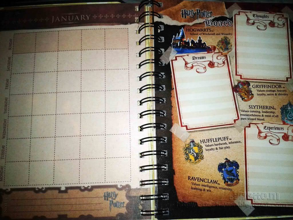 Harry Potter 2012 Planner