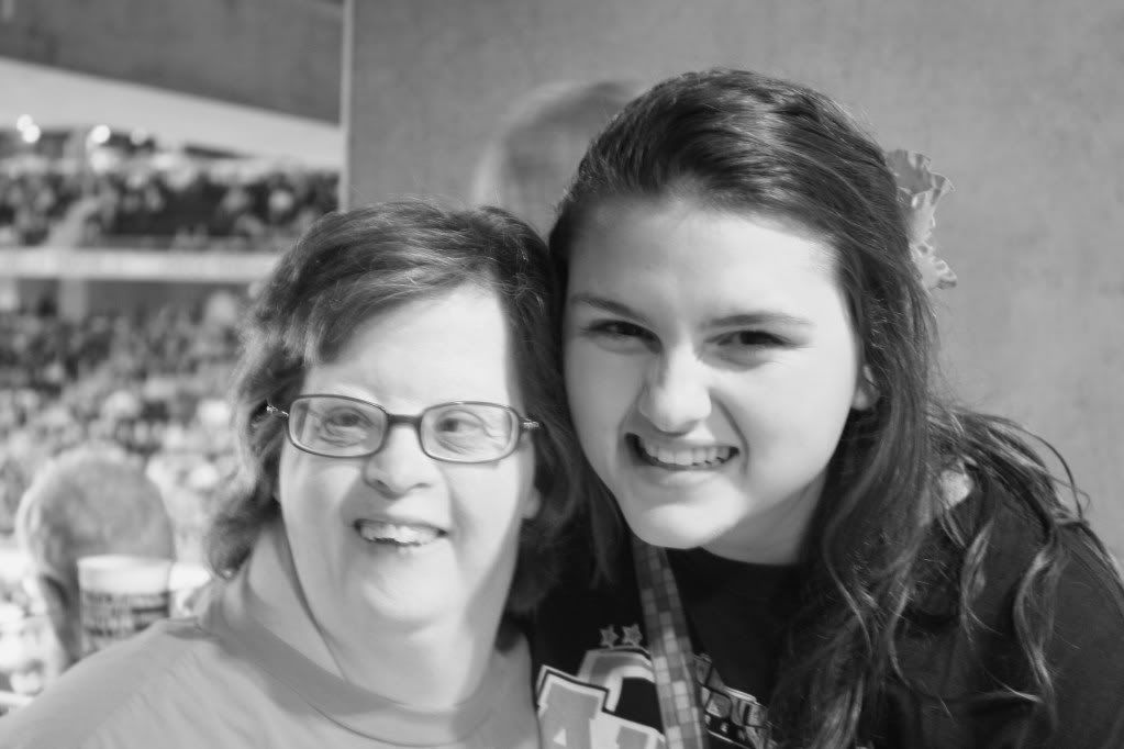 Miss Ann and Lauren Swindle at an Auburn Basketball Game. (she loves anything Auburn! War Eagle!) - lauren6