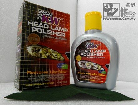 Head lamp polisher