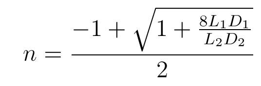 ThunderLord, Ballance Your Map Using Math, Sove for N