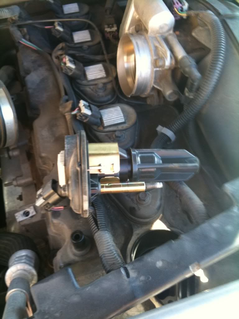 How to Change Spark Plugs and Remove throttle body. With Pics. Chevy