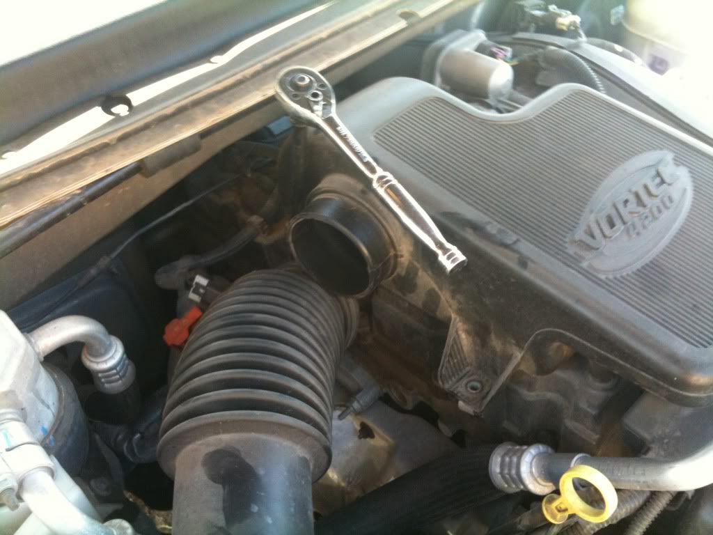 How to Change Spark Plugs and Remove throttle body. With Pics. Chevy