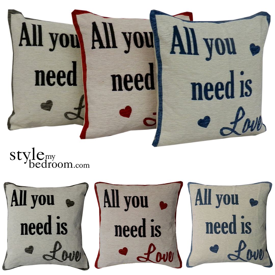 all you need is love reversible bedding duvet quilt cover set