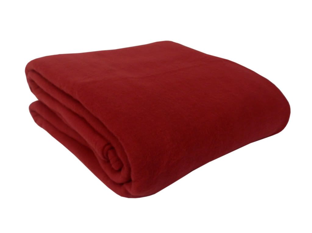 LARGE Single BURGUNDY Fleece Blanket Sofa / Bed Throw 180x254cm | eBay