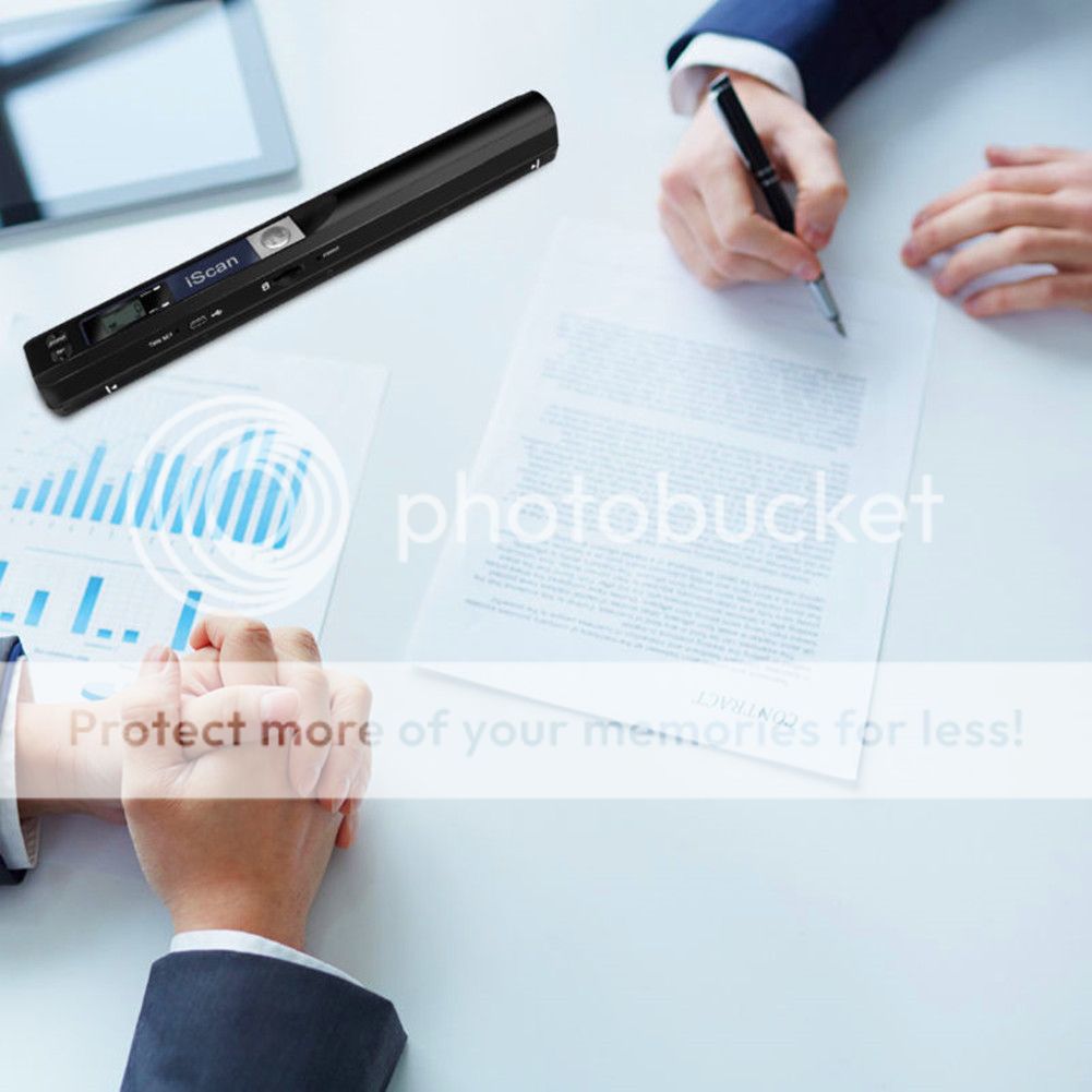 Laroal Tragbarer Dokumentenscanner A4 - 900 DPI Für Unterwegs