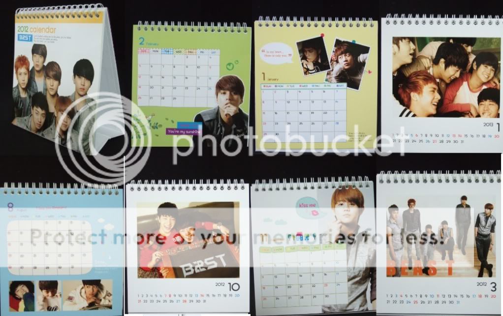   KOREAN KORCOLLECTION CLEARFILE PHOTOBOOK CALENDAR I PHONE 4CASE  