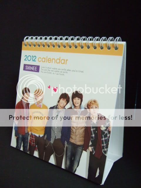 SHINEE desk calendar 2012