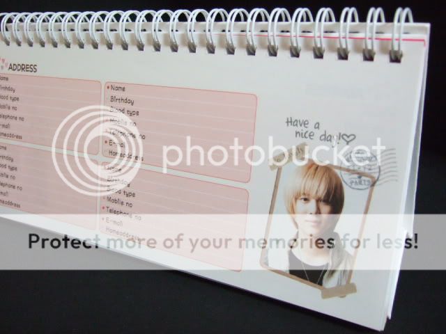 Shinee Desk calenar /Scheduler/Mobilestrap/Sticker/Postcard/wallpaper 