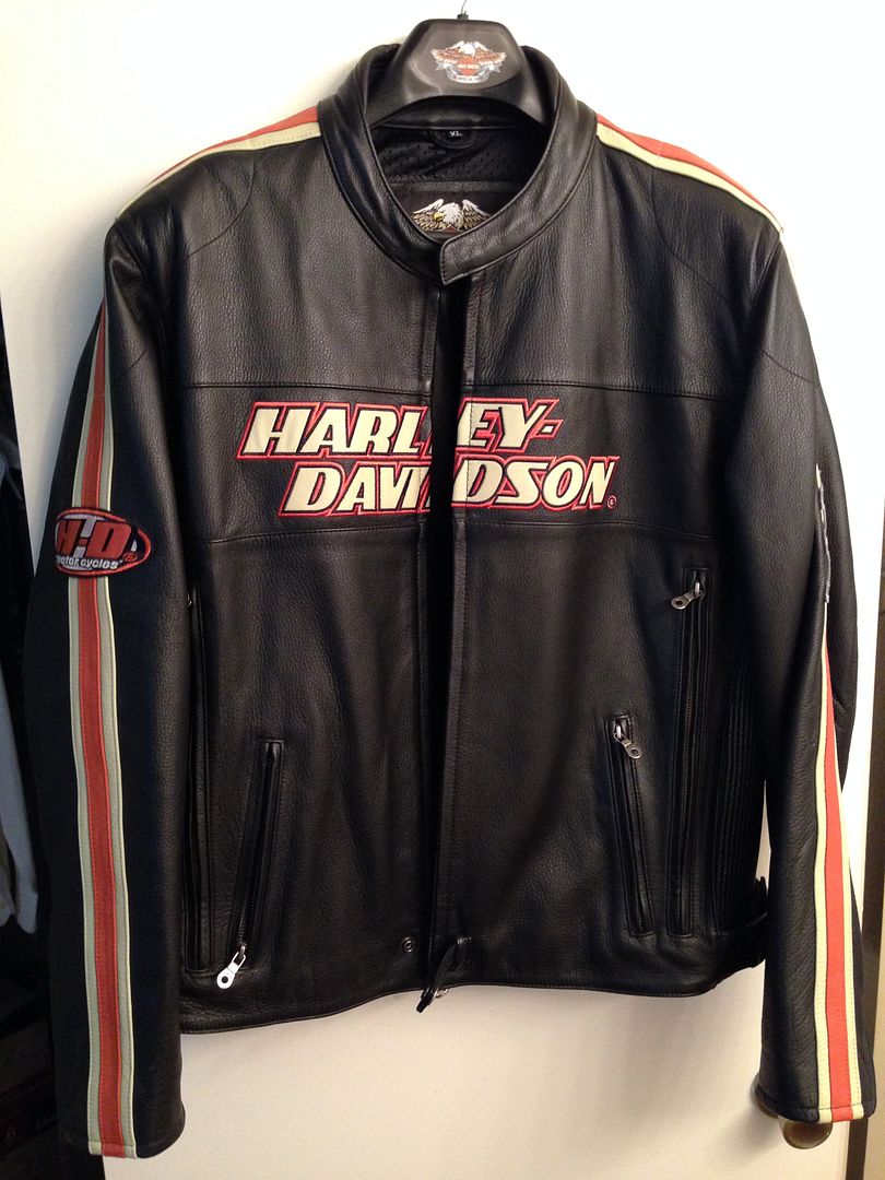 Harley Davidson Leather Jacket RN 103819 CA03402 Black Leather Extra ...