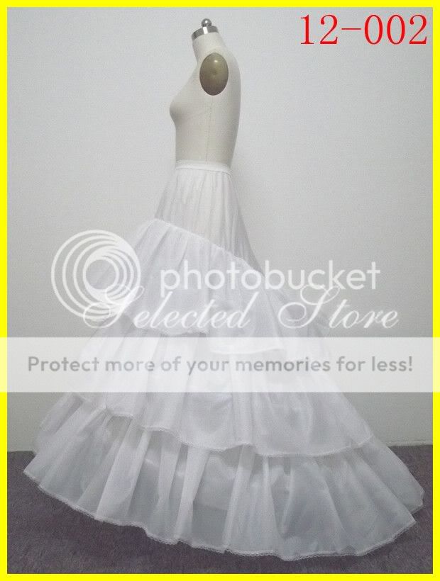   Hoop Layer Wedding Dresses Petticoat Crinolin Bridal Slip Skirt  