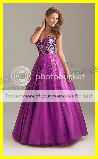   Sweetheart Floor Length Sequins Tulle Long Evening Prom Dresses  